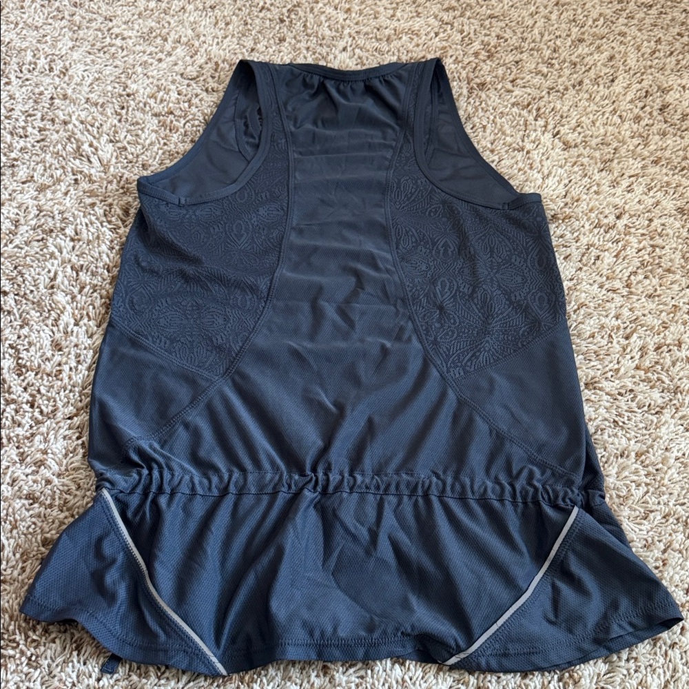 Athleta Gray and Purple Athletic Top - Picture 4 of 7